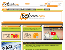 Tablet Screenshot of boxnotch.com